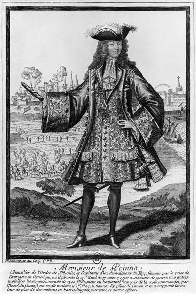 Jean Bernard Desjean, Baron de Pointis by Henri Bonnart